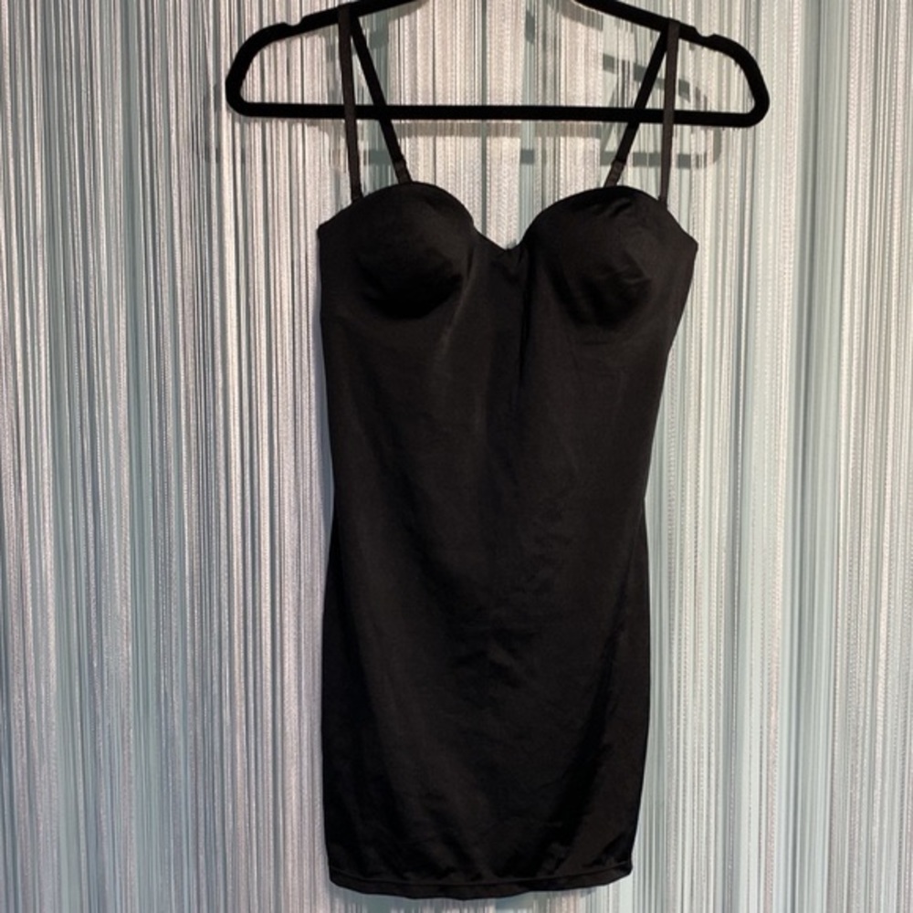 FIT Black Padded Lingerie Slip Size Small (34B/C)